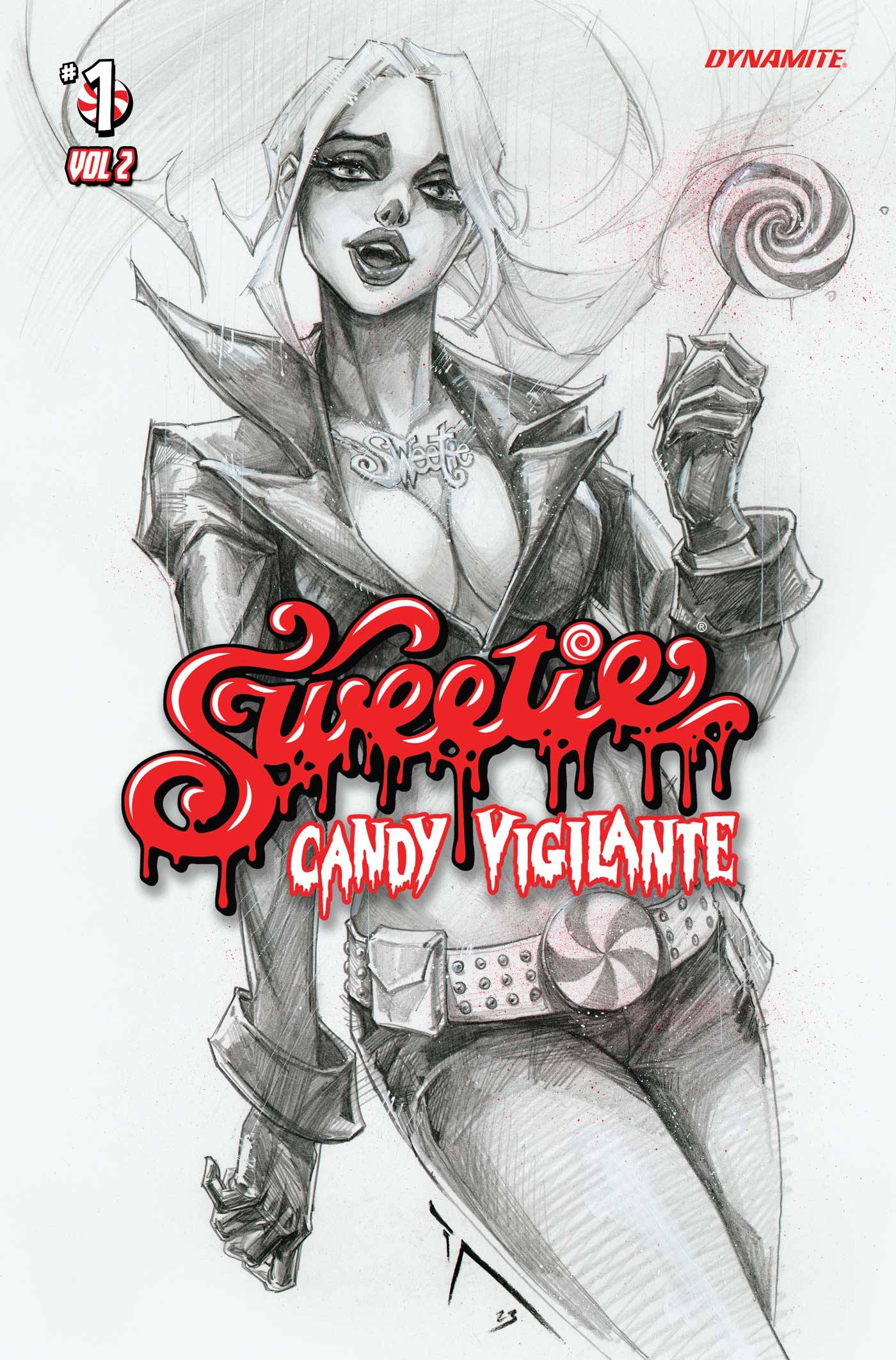 Sweetie Candy Vigilante Volume 2 #1 Cover N 7 Copy Last Call Incentive Tao Pencils Trade Dress