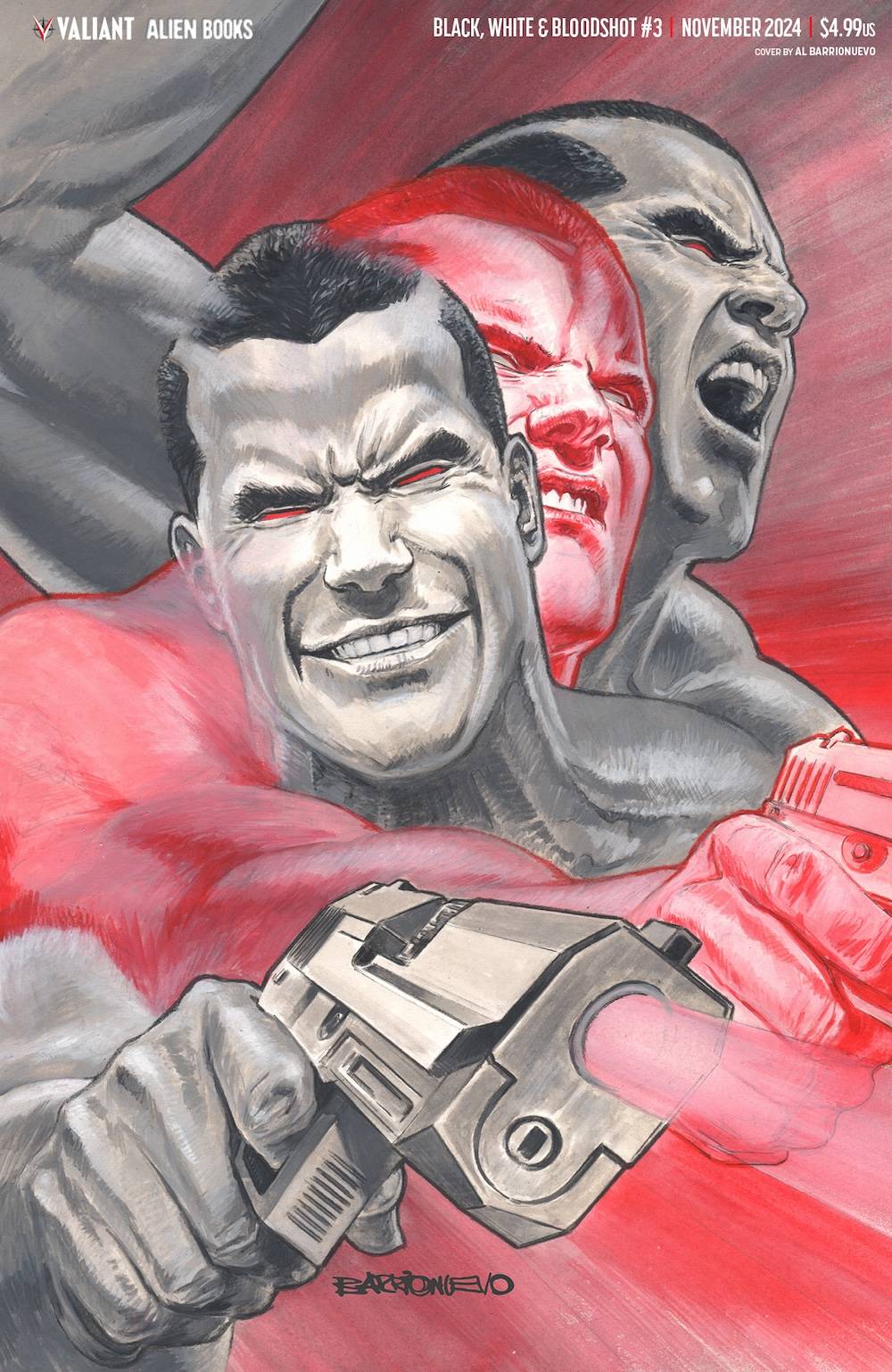 Black White & Bloodshot #3 Cover G Barrionuevo Virgin (Mature) (Of 4)