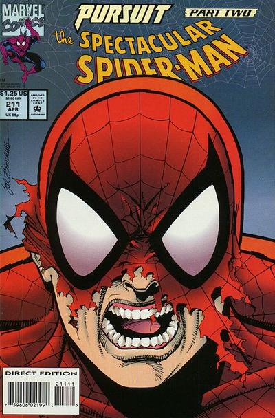 The Spectacular Spider-Man #211 [Direct Edition]-Very Fine