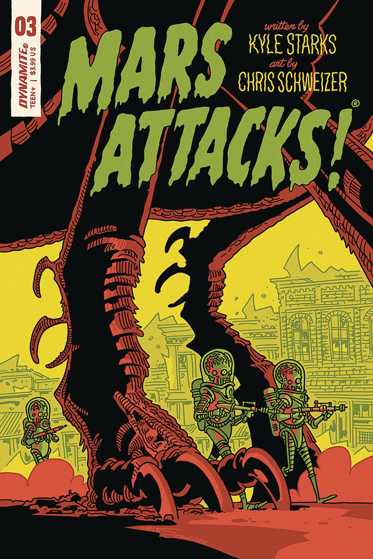 Mars Attacks #3 Cover E Schweizer Sub Variant