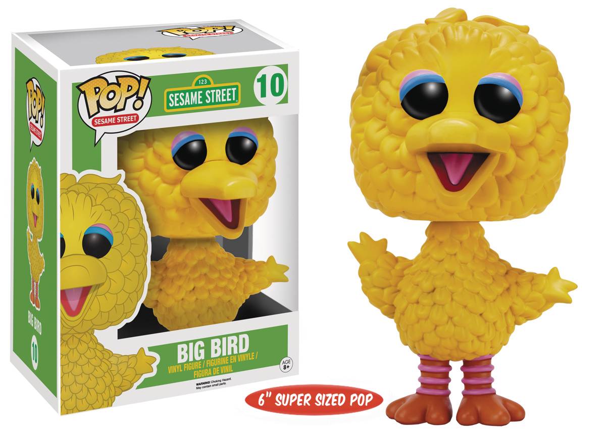 Pop Sesame Street Big Bird 6 Inch Vinyl Figure