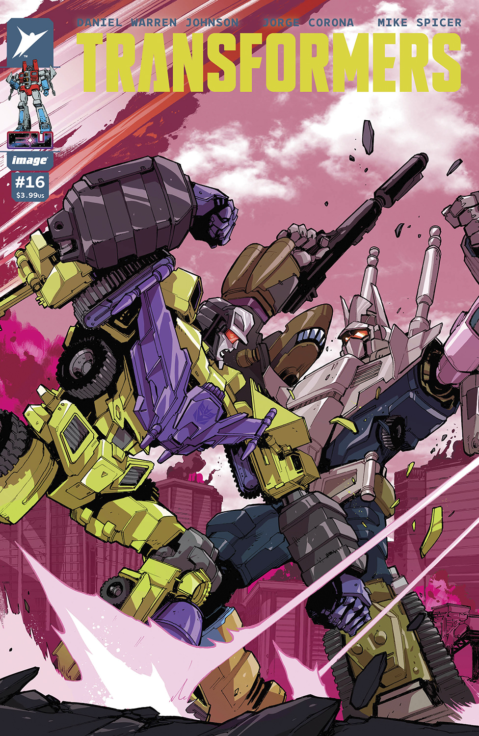 Transformers #16 Cover C 1 for 10 Incentive Karl Kerschl Connecting Variant