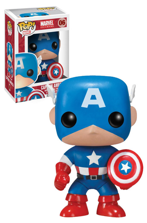 Pop Marvel Captain America Vinyl Figure