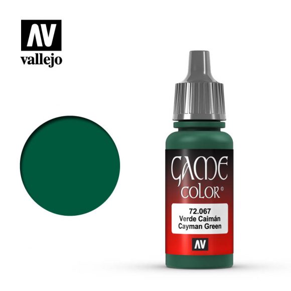 Vallejo Game Color Cayman Green Paint, 17ml