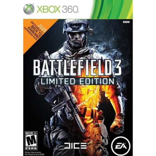 Xbox 360 Xb360 Battlefield 3 Limited Edition