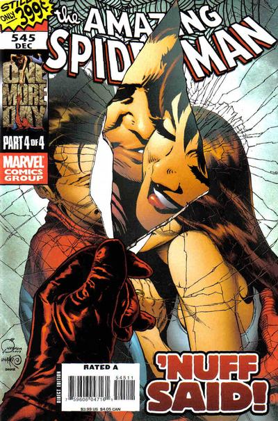 The Amazing Spider-Man #545 [Direct Edition - Joe Quesada Cover] - Vf- 7.5