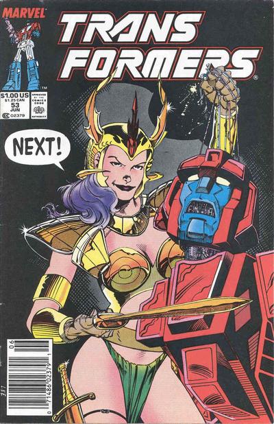 The Transformers #53 [Newsstand]-Fine