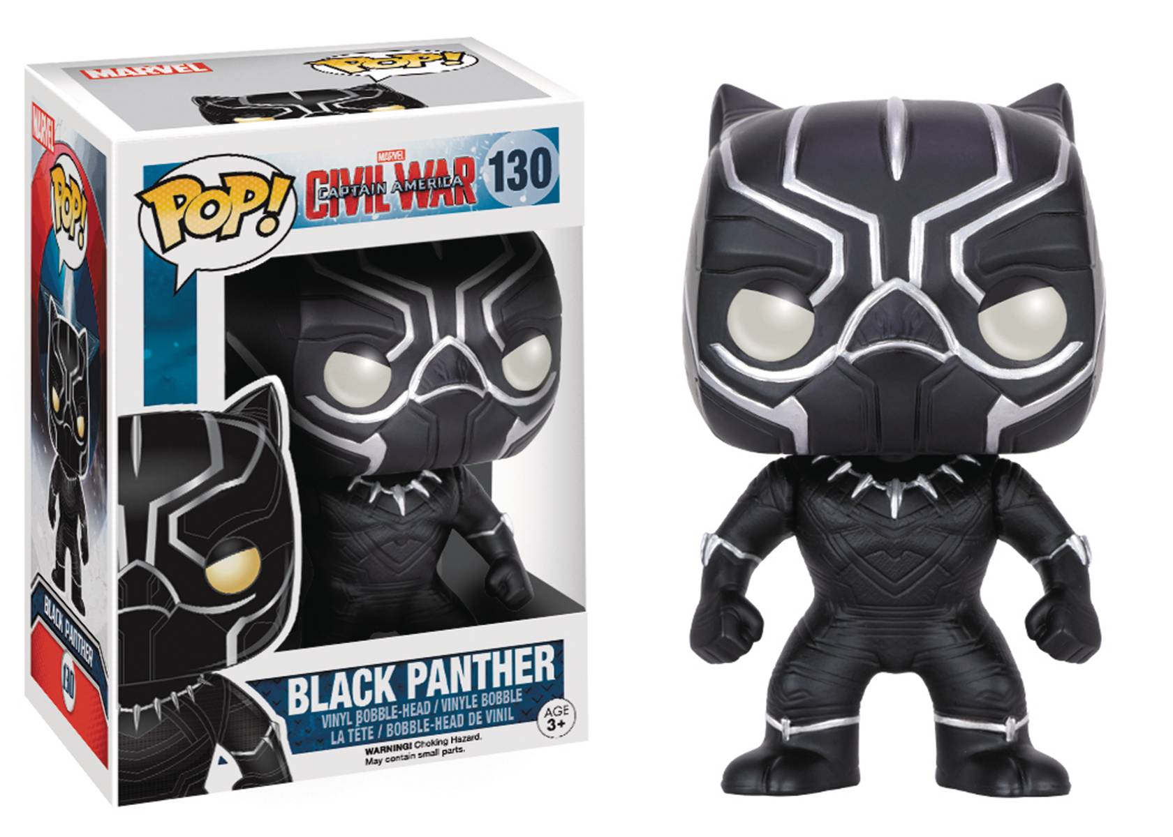 Pop Captain America 3 Black Panther Vinyl Figure