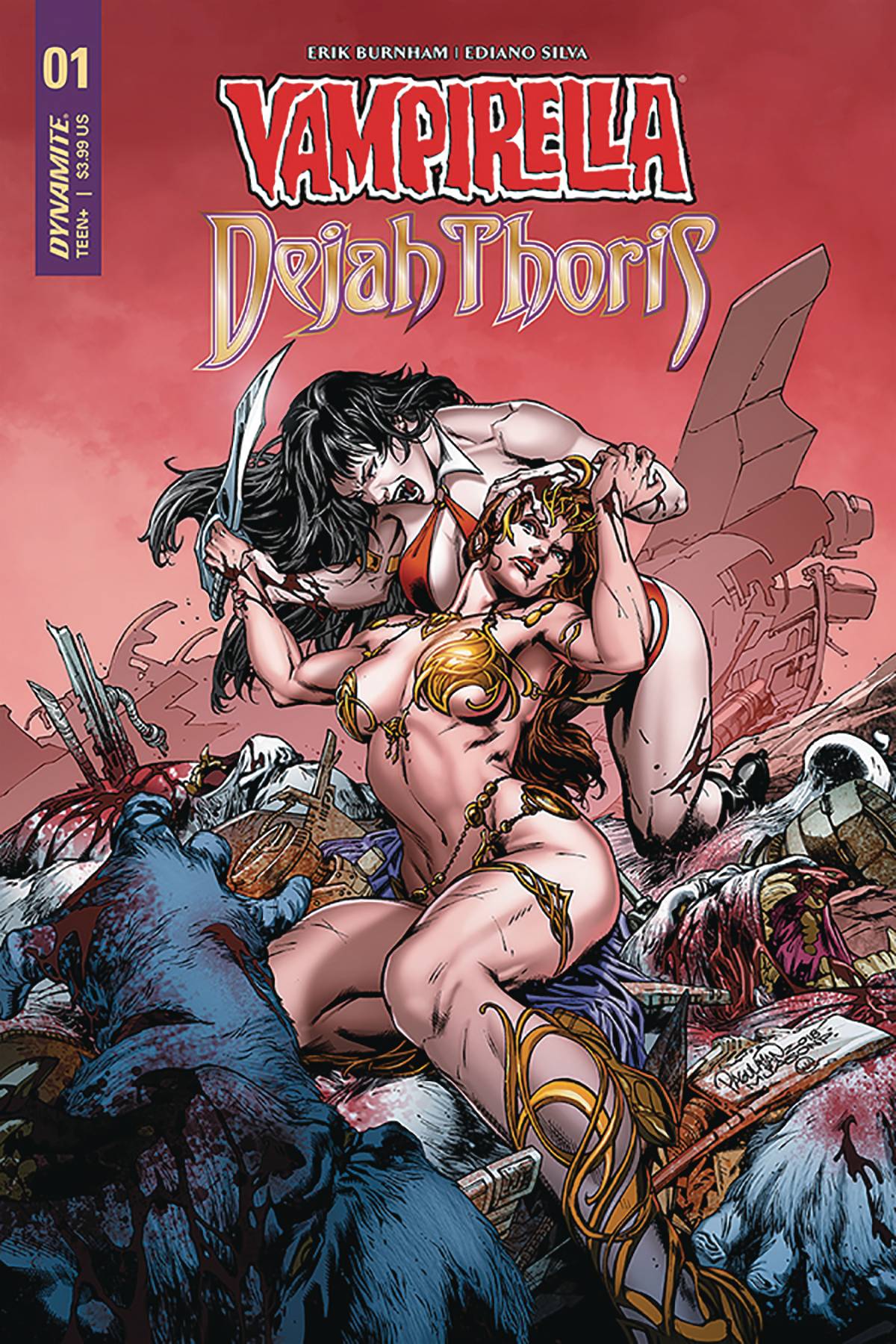 Vampirella Dejah Thoris #1 Cover B Pagulayan