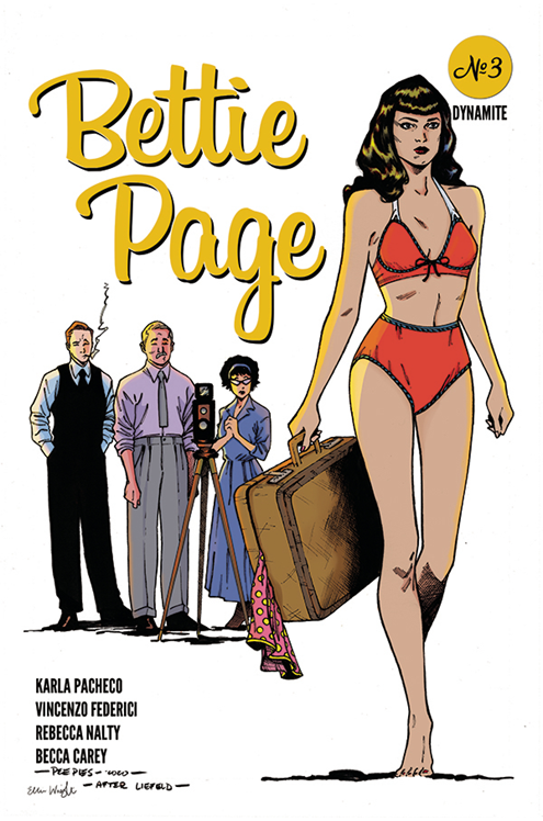 Bettie Page #3 7 Copy Peeples Homage Incentive