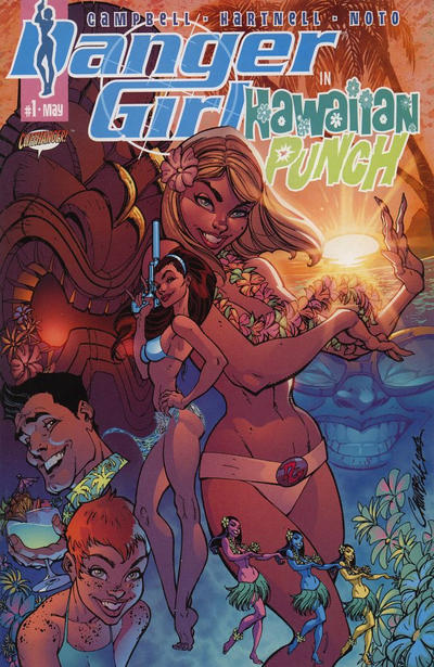 Danger Girl: Hawaiian Punch #1 [J. Scott Campbell Cover]-Very Fine (7.5 – 9)