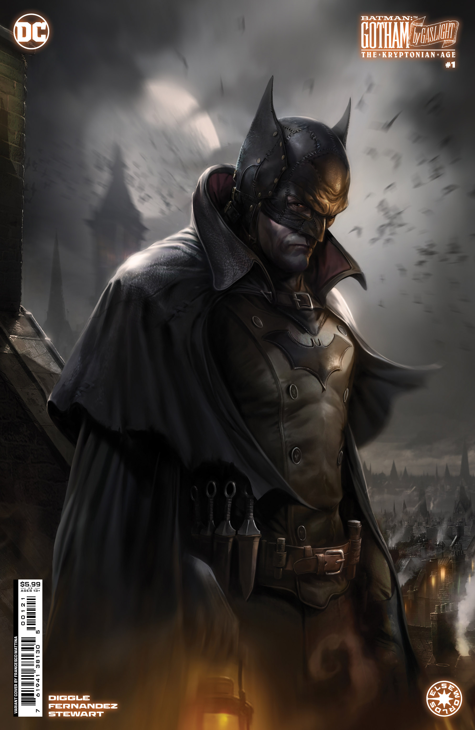 Batman Gotham by Gaslight: The Kryptonian Age #1 (Of 12) Cover C Francesco Mattina Card Stock Variant