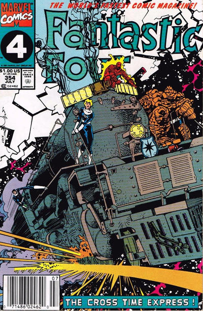 Fantastic Four #354 [Newsstand]-Fine (5.5 – 7)