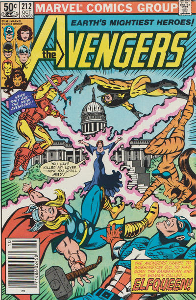 The Avengers #212 [Newsstand]-Fine 