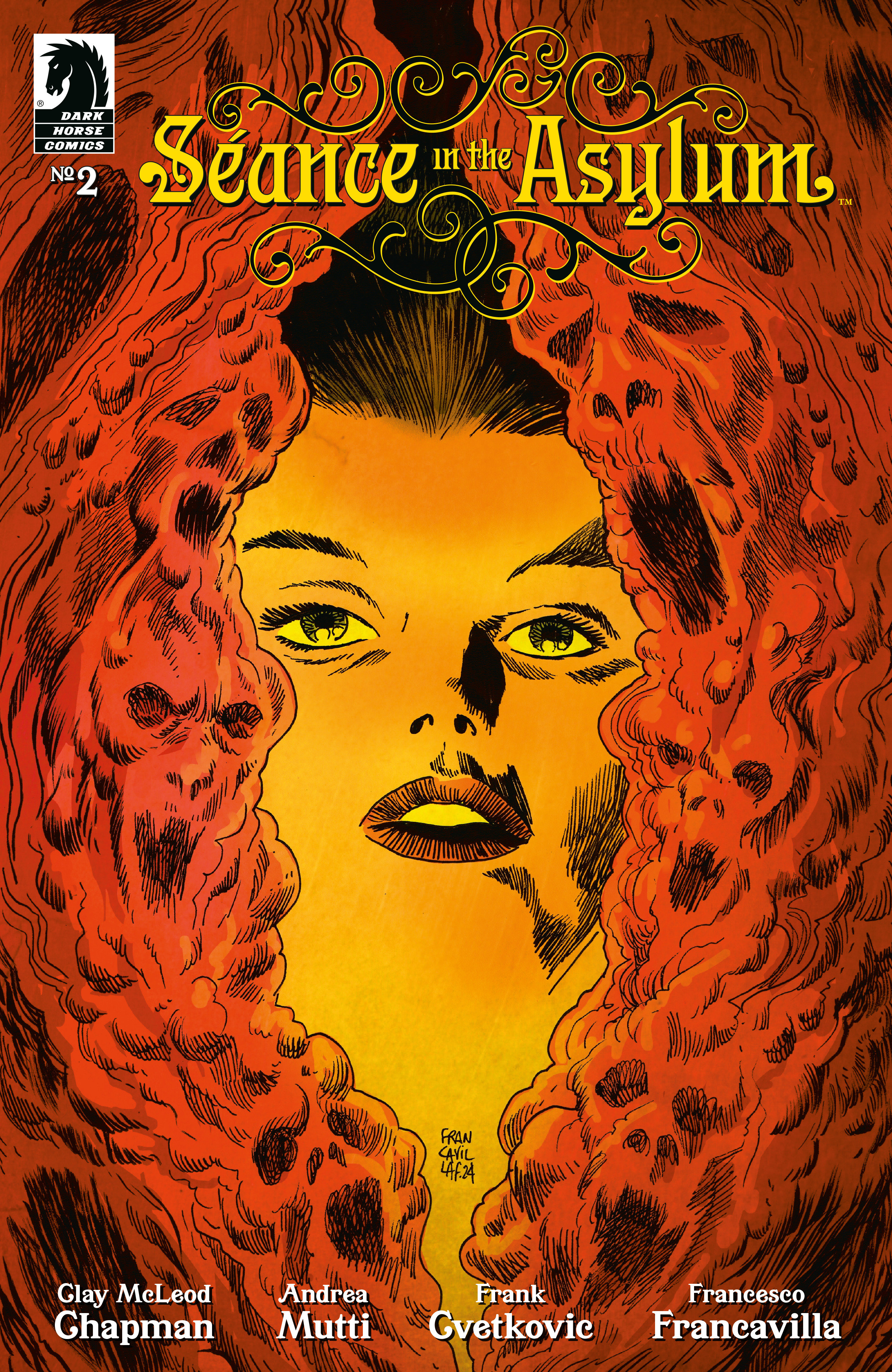 Seance in the Asylum #2 Cover B (Francesco Francavilla)