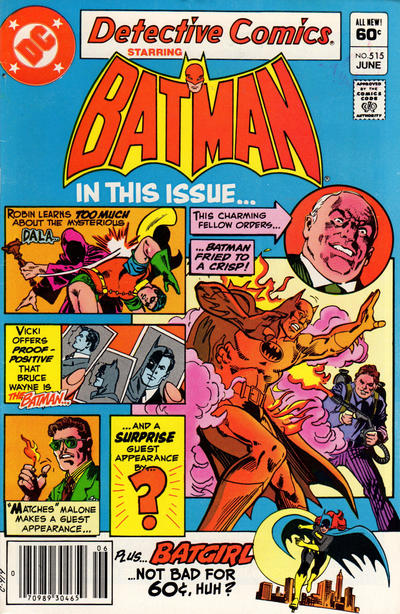 Detective Comics #515 [Newsstand]