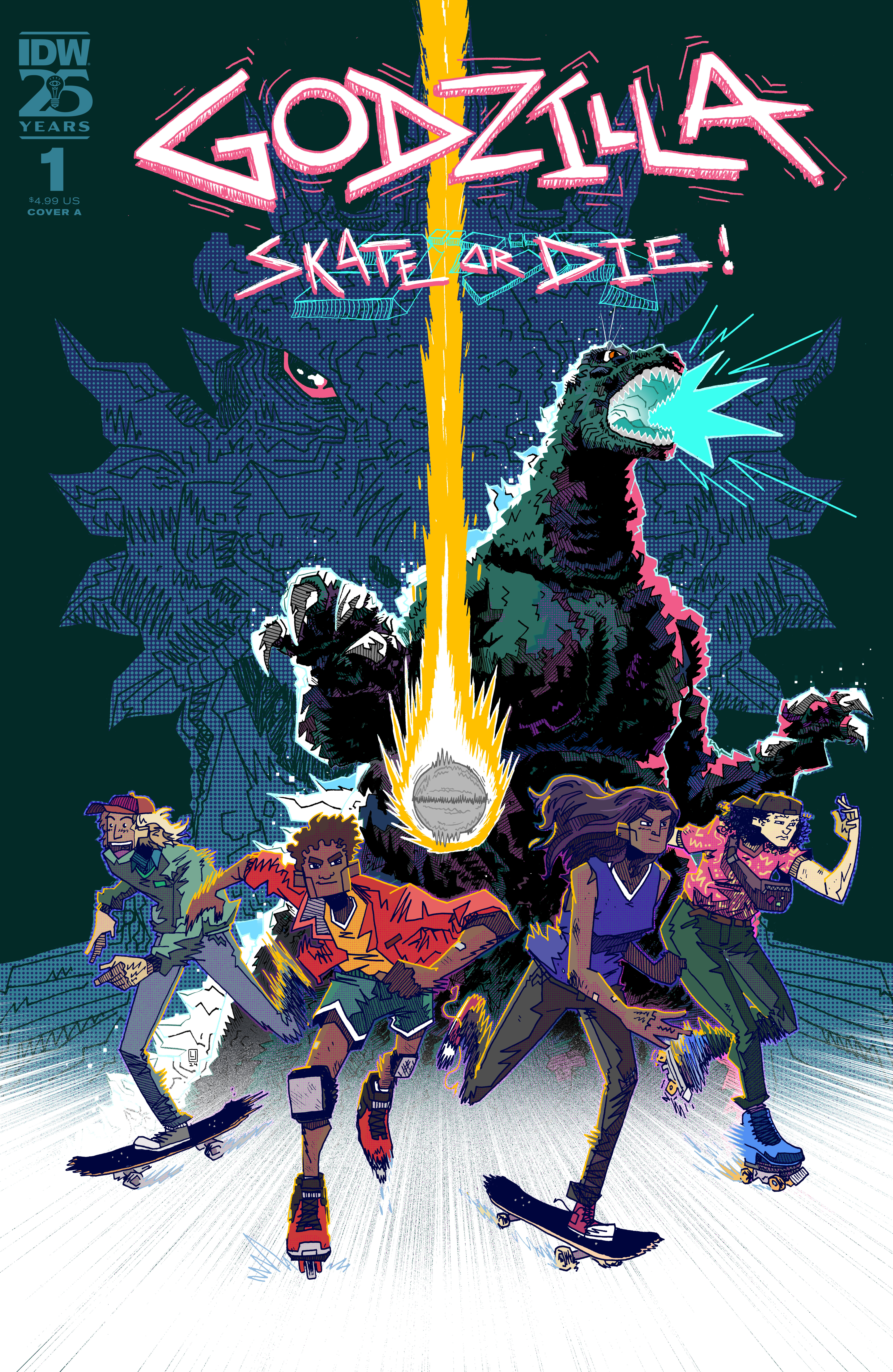 Godzilla: Skate or Die #1 Cover A Joyce