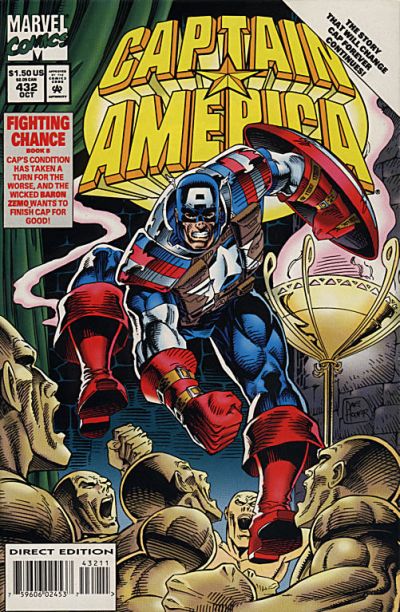 Captain America #432 [Direct Edition] - Nm- 9.2