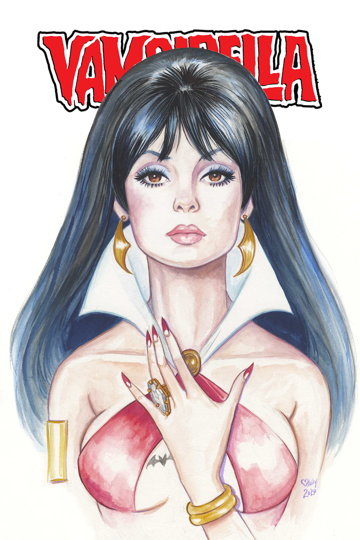 Vampirella 1 Golightly Crowdfunder Exclusive Cover Comichub