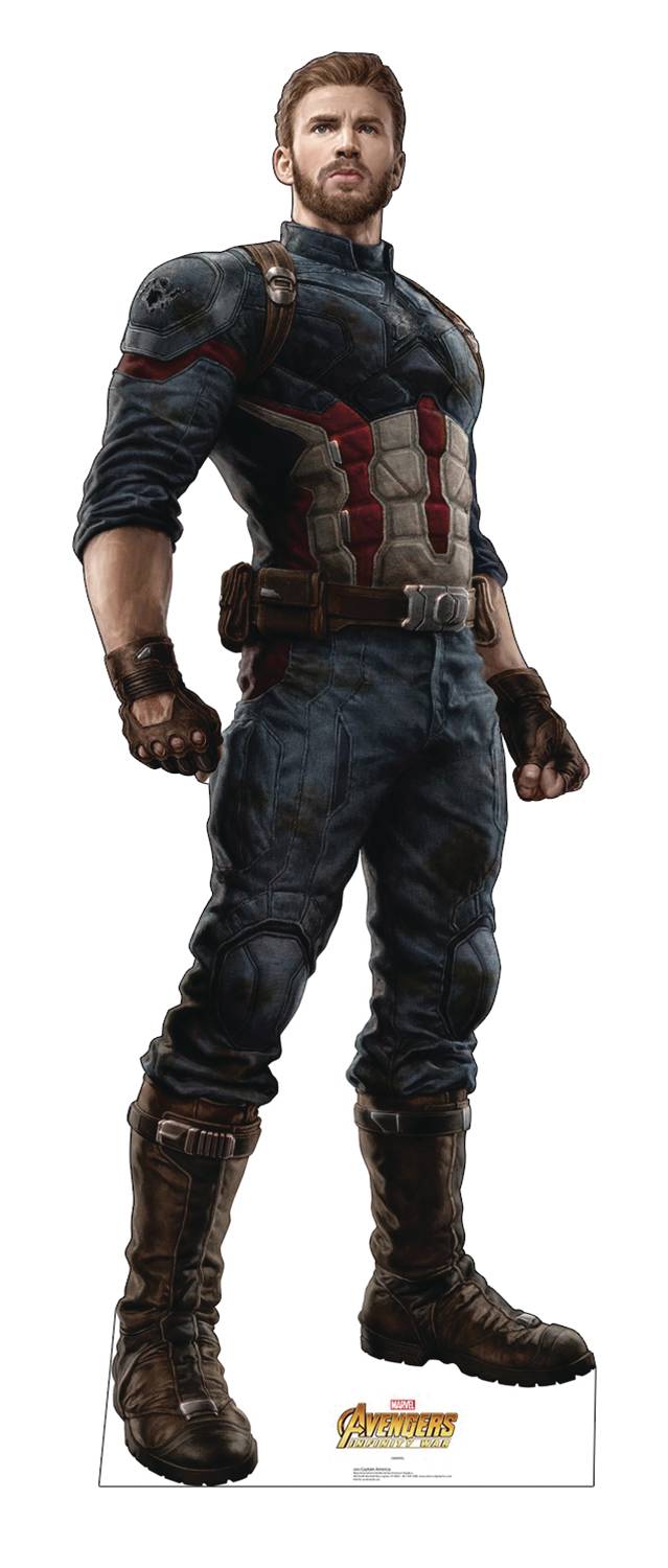 Marvel Infinity War Captain America Life-Size Stand Up