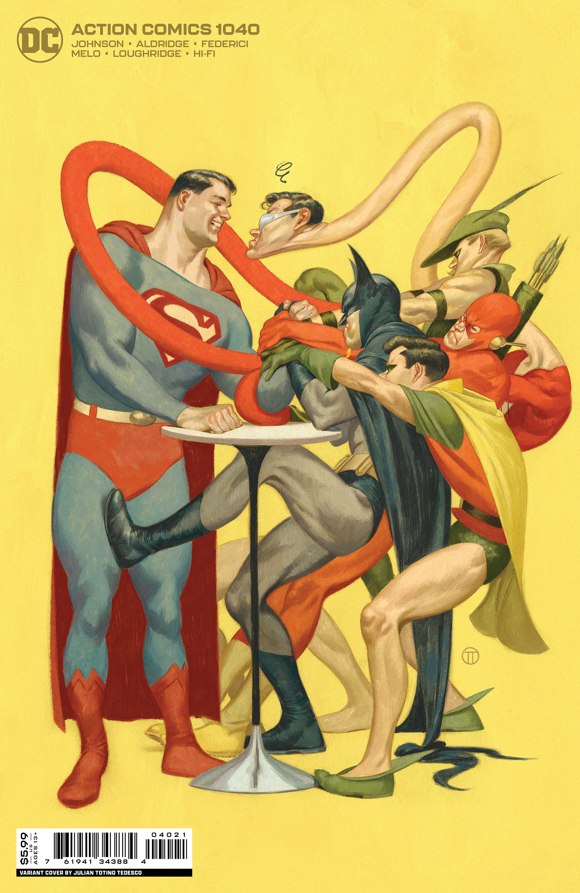 Action Comics #1040 Cover B Julian Totino Tedesco Card Stock Variant (1938)