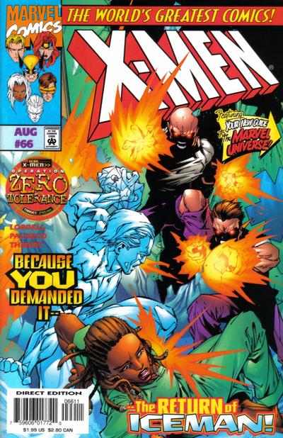 X-Men #66 [Direct Edition]-Fine (5.5 – 7)