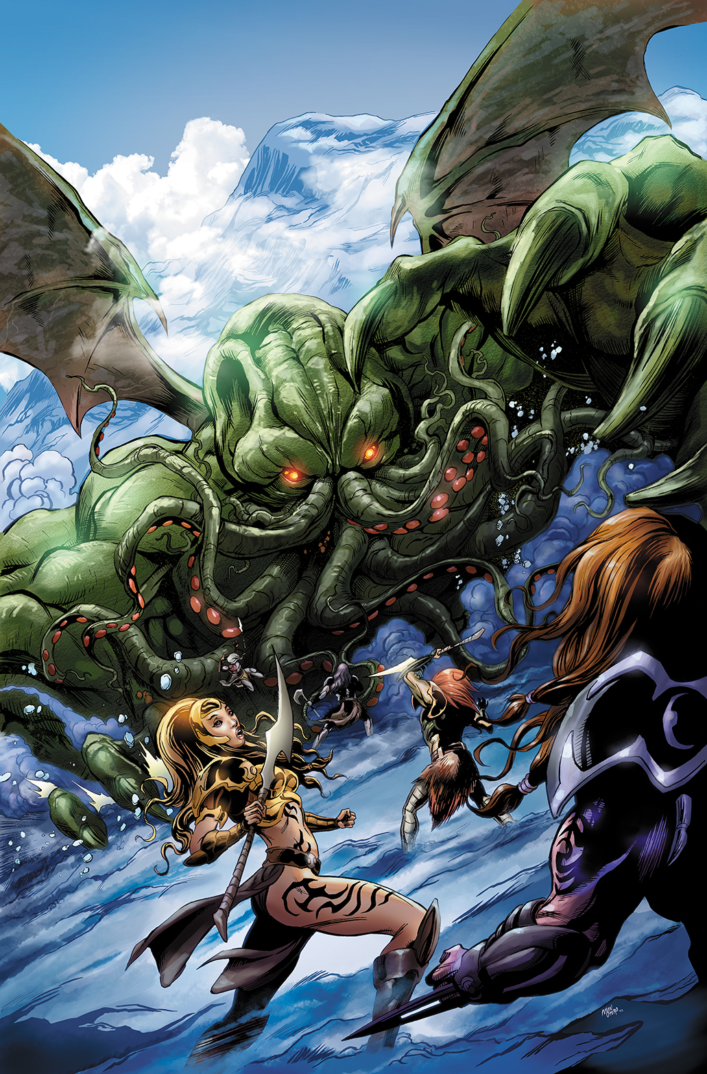 Myths & Legends Quarterly Dagon Cover B Otero