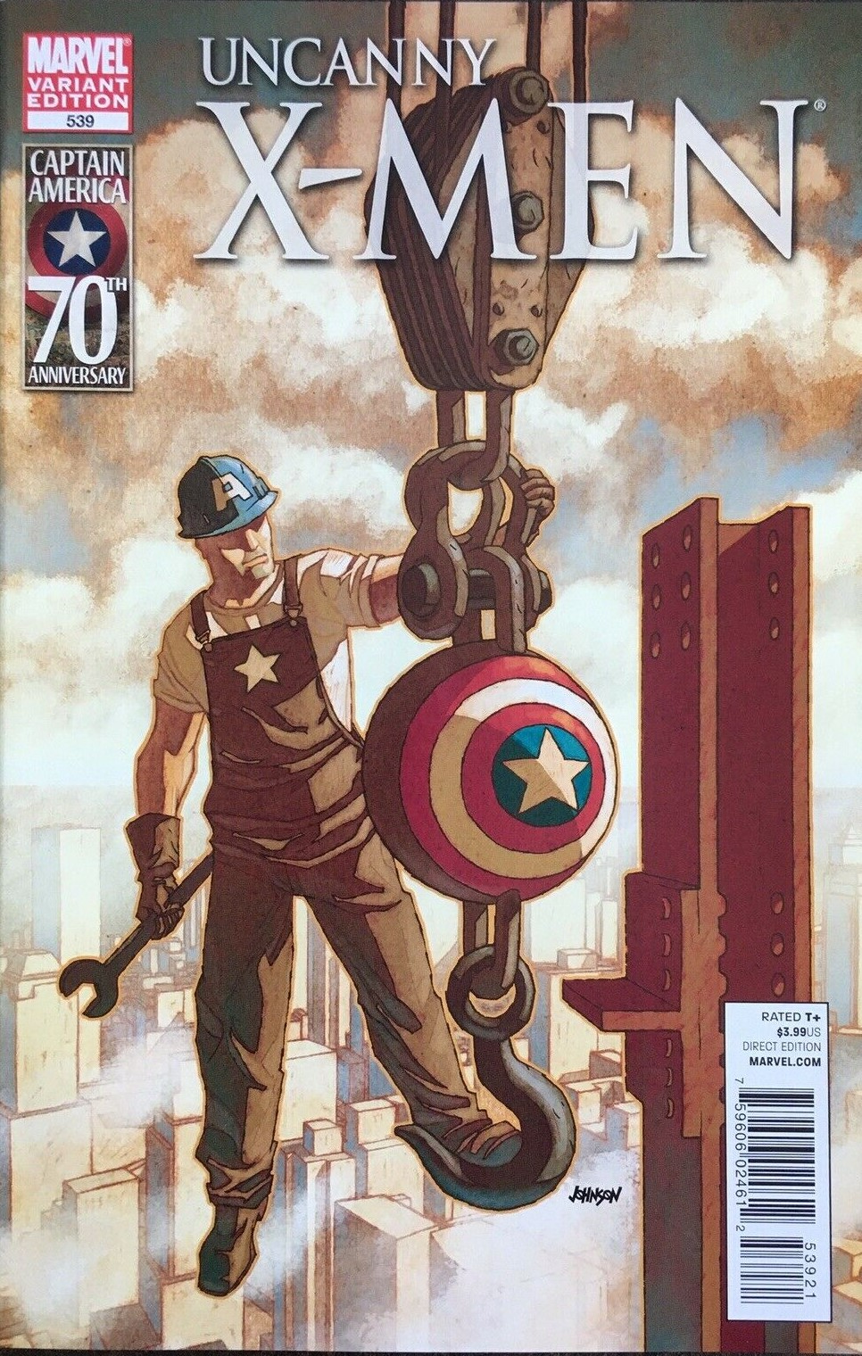 Uncanny X-Men #539 (I Am Captain America) (1963)