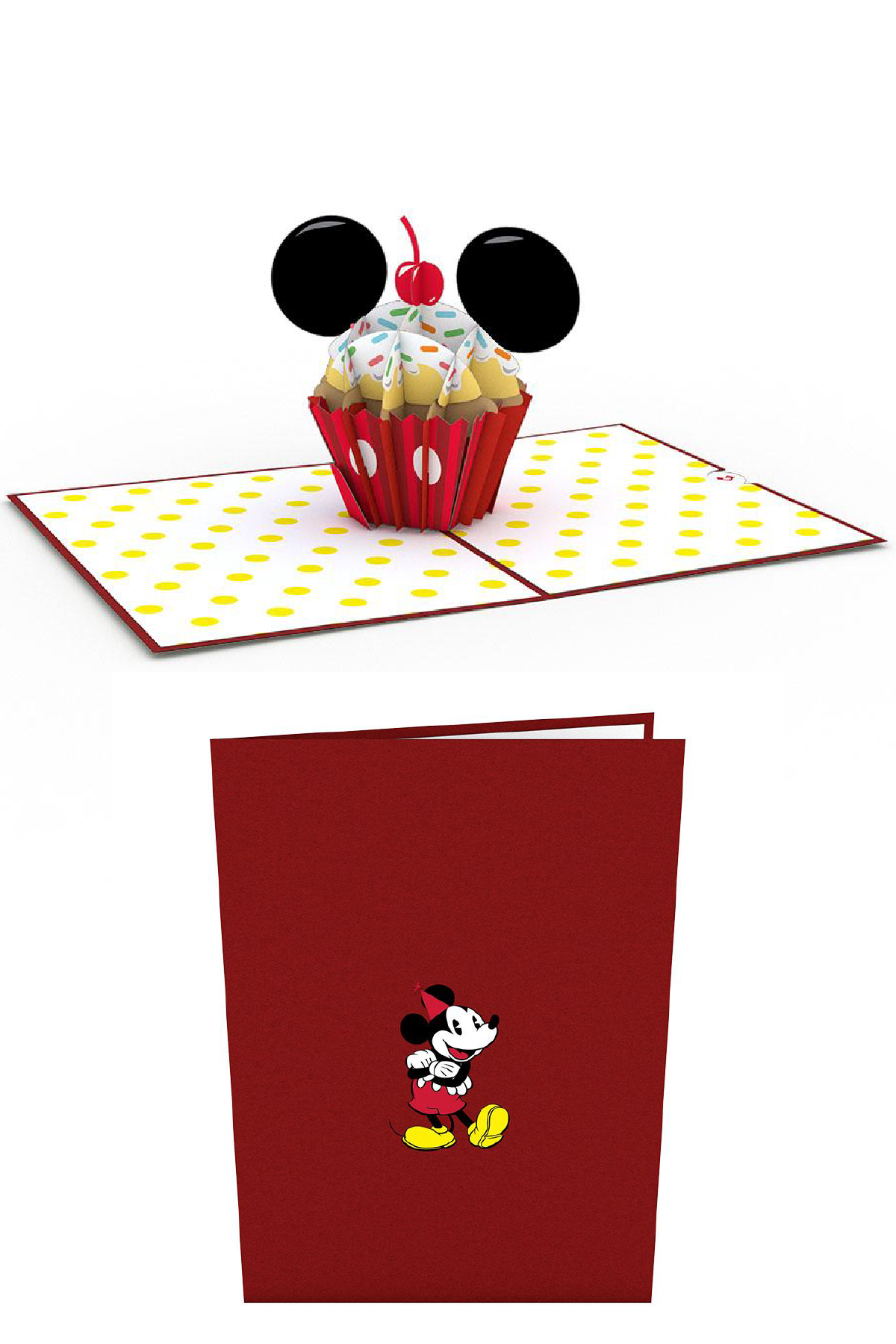 Disney's Mickey Mouse Birthday Cupcake 3D Card