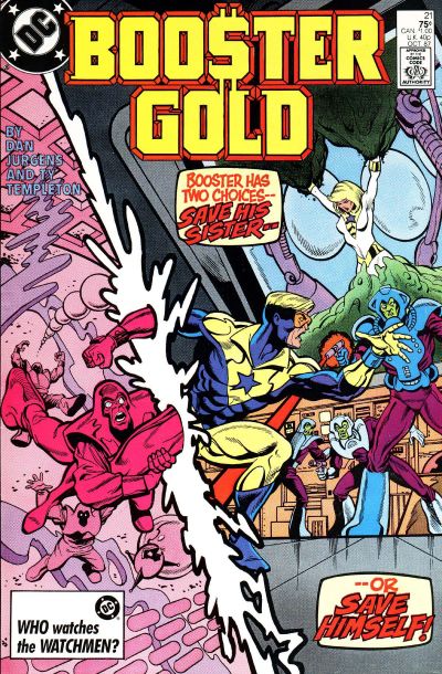 Booster Gold #21 [Direct]-Near Mint (9.2 - 9.8)