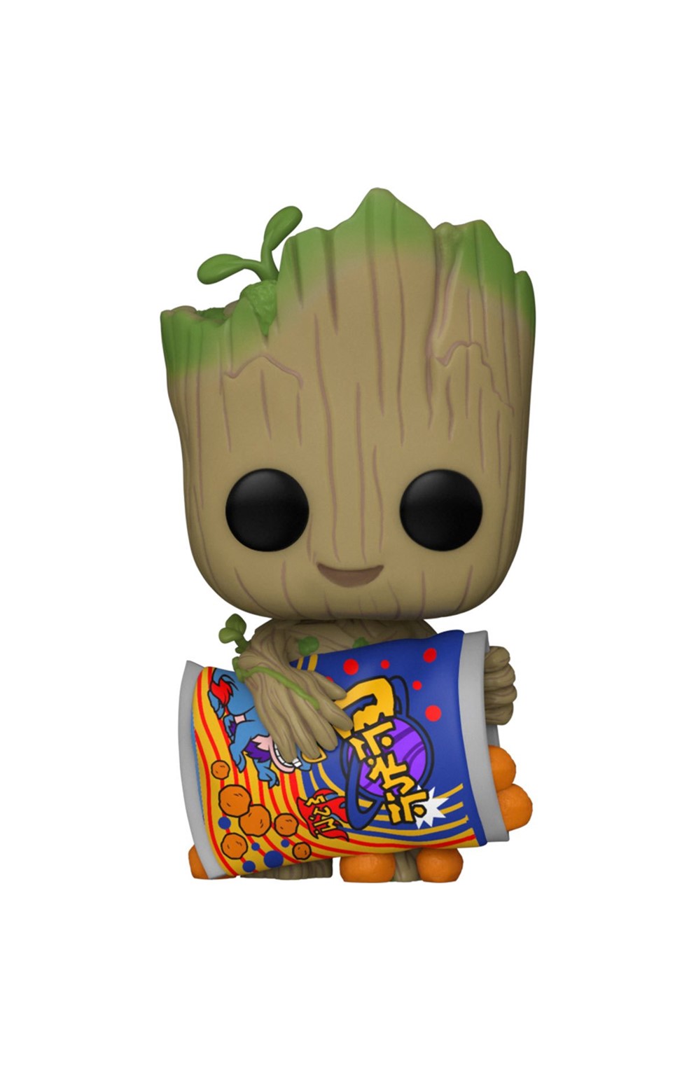 I Am Groot With Cheese Puffs Pop! Vinyl Figure