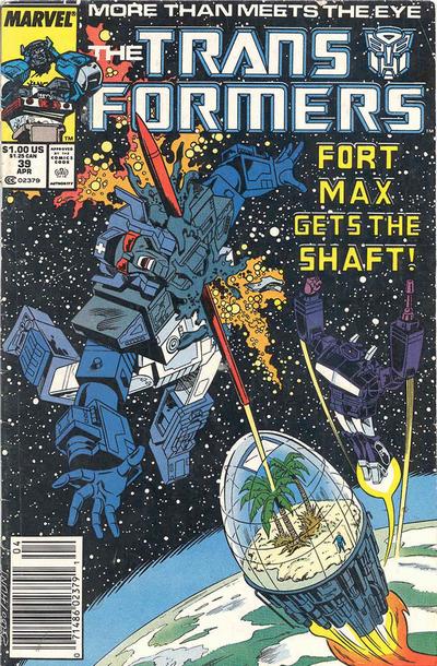 The Transformers #39 [Newsstand](1984)-Good (1.8 – 3)