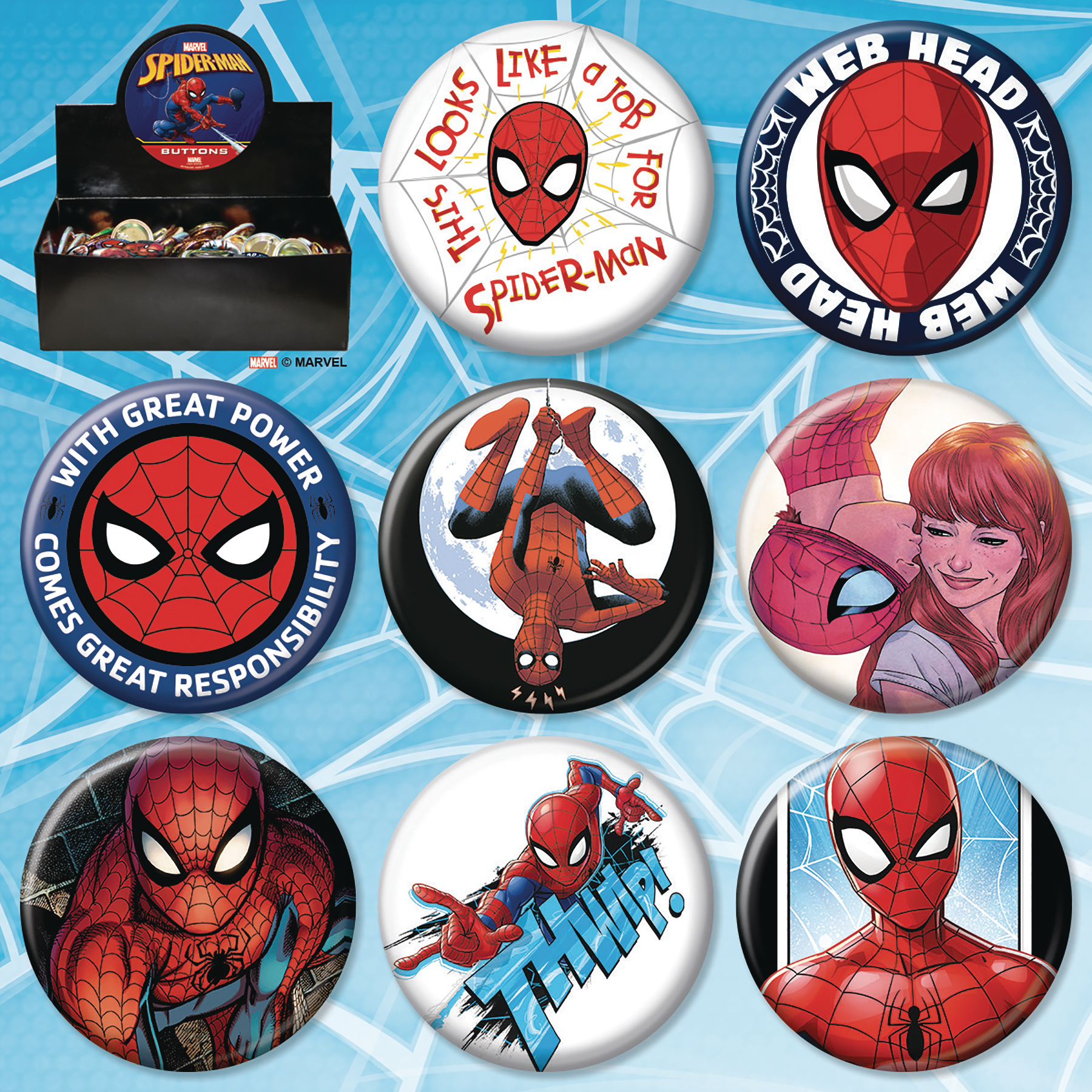 Spider-Man 144 Pc Button Assortment