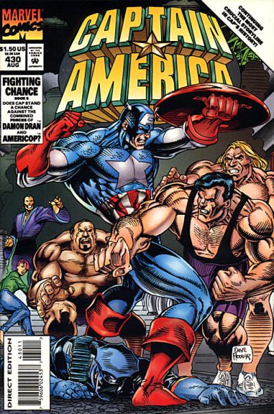 Captain America #430 [Direct Edition] - Vf/Nm 9.0