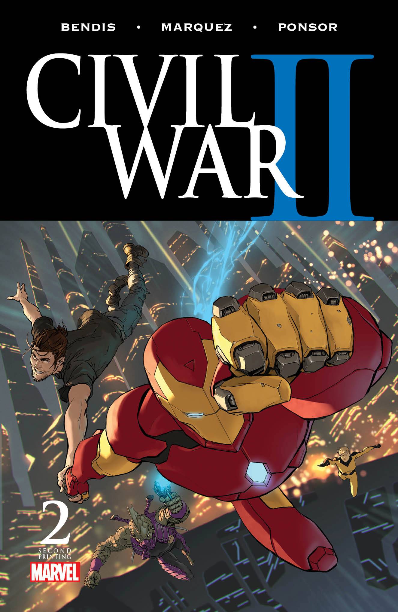 Civil War II #2 (Djurdjevic 2nd Printing Variant) (2016)