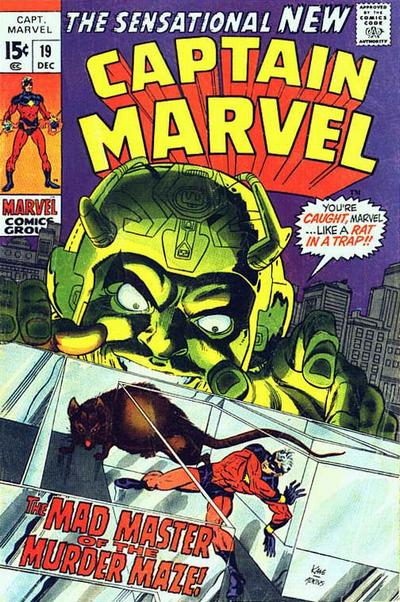 Captain Marvel #19 - Vf- 7.5