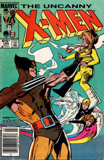The Uncanny X-Men #195 [Newsstand] Mark Jewelers