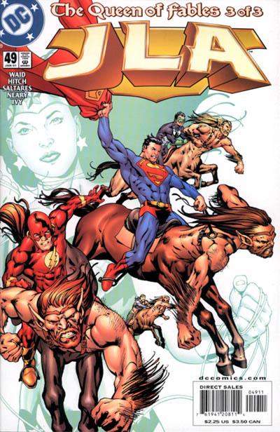 JLA #49 [Newsstand]-Fine (5.5 – 7)