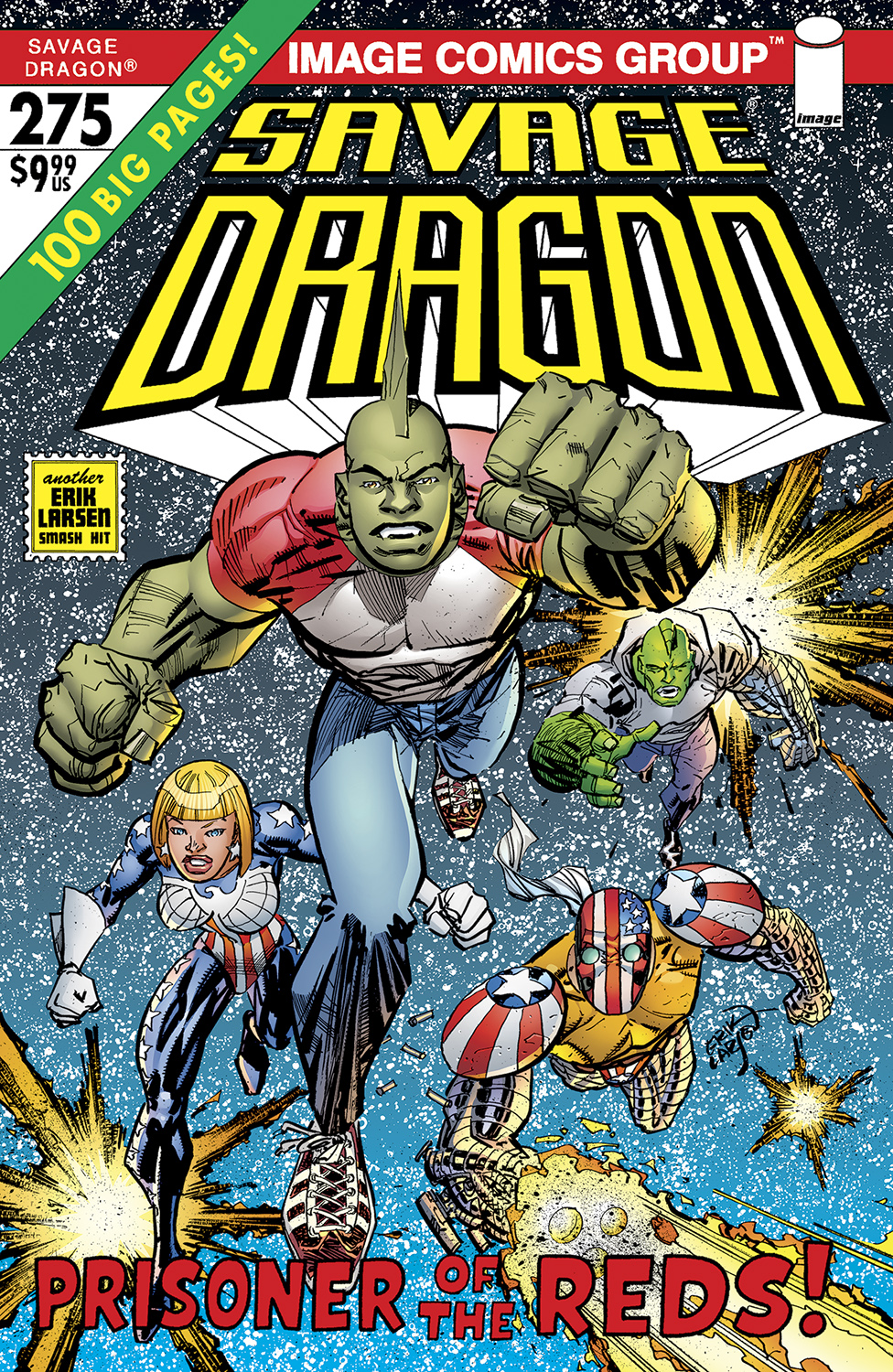 Savage Dragon #275 Cover B Erik Larsen 70's Trade Dress Variant (Mature)