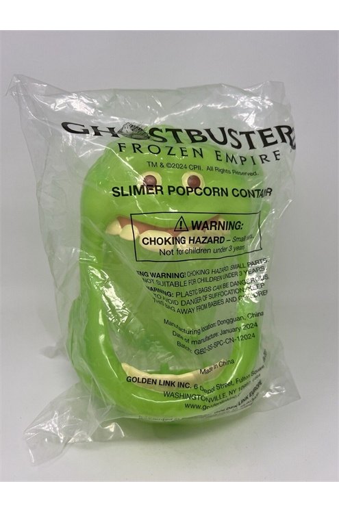 Ghostbusters Frozen Empire Slimer Popcorn Bucket 