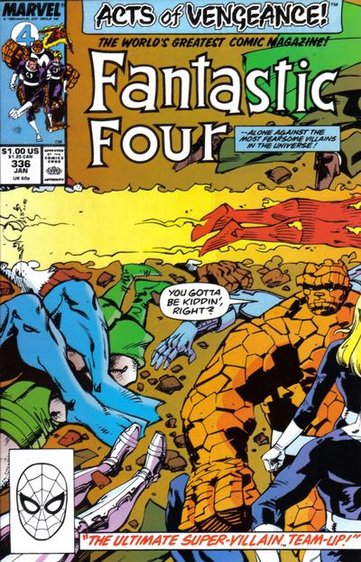 Fantastic Four #336 [Direct] - Vf-