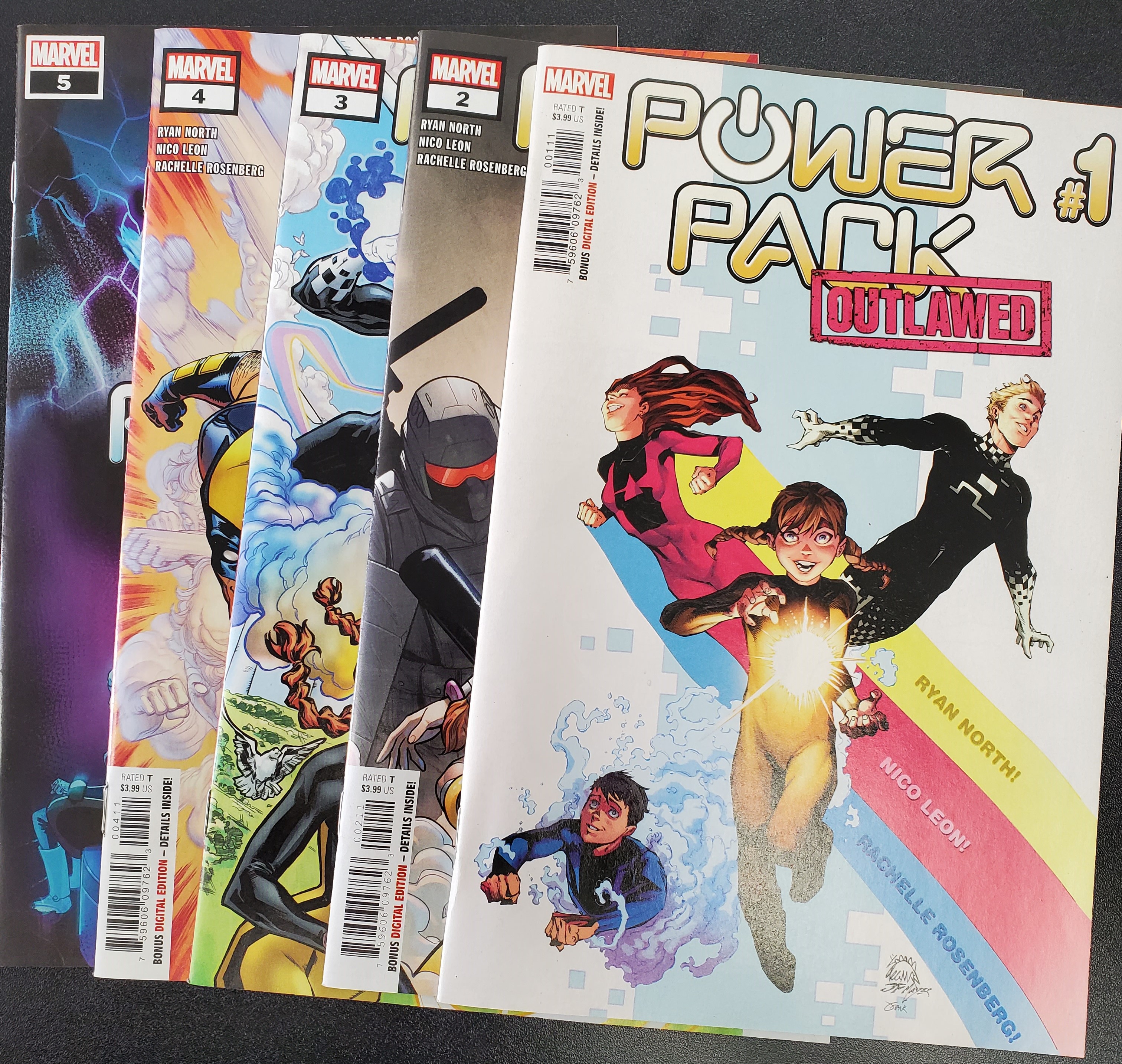 Power Pack #1-5 (Marvel 2021) 