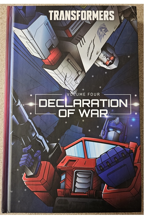 Transformers Volume 4 Declaration of War Hardcover (Idw 2021) Used - Like New