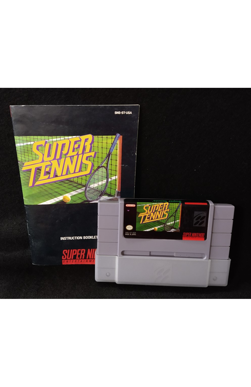 Super Nintendo Snes - Super Tennis With Manual