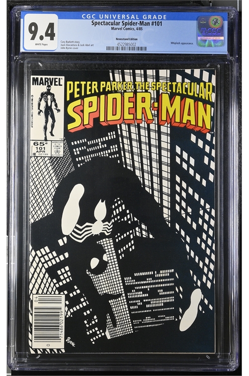 Spectacular Spider-Man #101 [Newsstand] Cgc 9.4