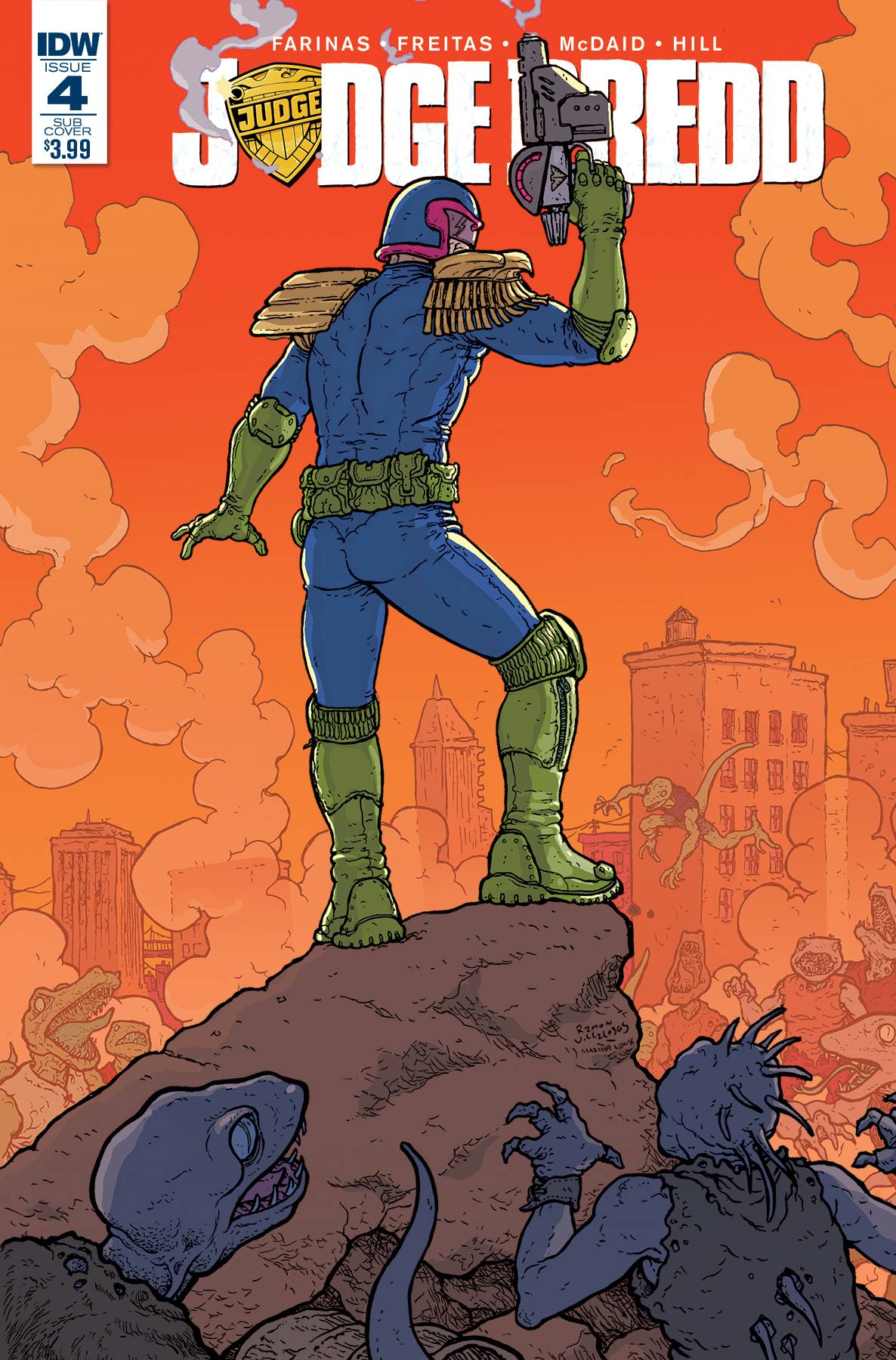 Judge Dredd (Ongoing) #4 Subscription Variant