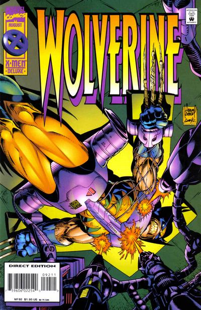 Wolverine #92 [Direct Edition]-Near Mint (9.2 - 9.8)