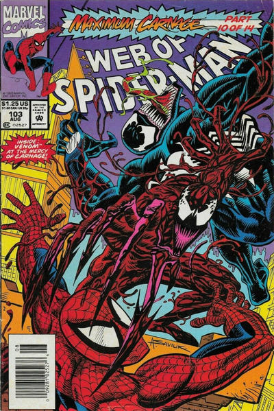 Web of Spider-Man #103 [Newsstand] - Vf- 
