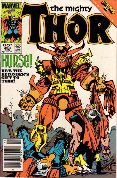 Thor #363 [Newsstand]-Good (1.8 – 3)