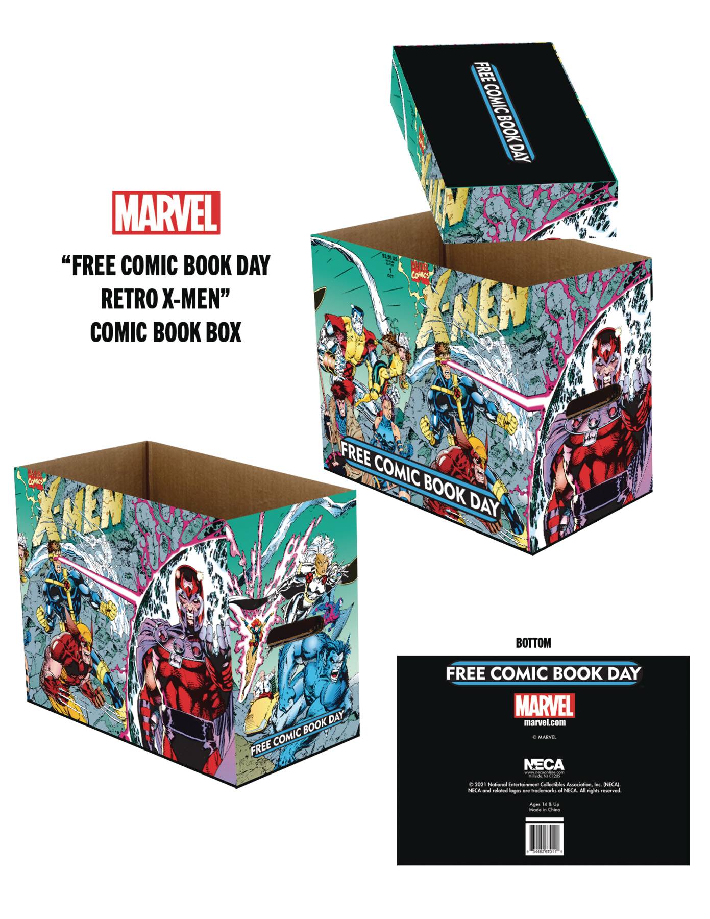 FCBD 2022 Marvel X-Men Short Comic Storage Box
